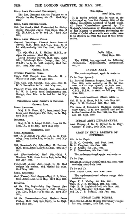 B324 the London Gazette, 22, May, 1931