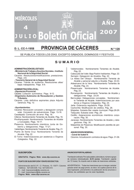 Boletín Oficial