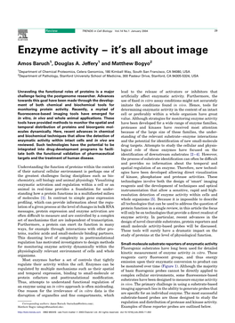 Enzyme Activity – It’S All About Image