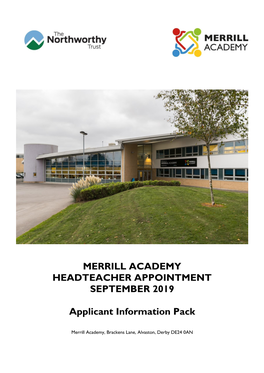 Merrill Academy Headteacher Appointment September 2019