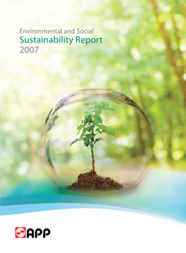 Environmental and Social Sustainability Report 2007