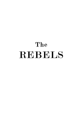 WHO ARE the REBELS? ‘The Rebels’ Is an Independent Co‐Ed Cheerleading Team Based in Cheras, KL