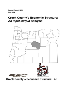 Crook County's Economic Structure