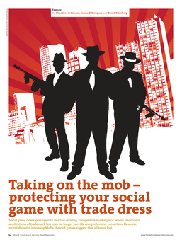 Taking on the Mob – Protecting Your Social Game with Trade Dress