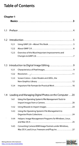 Table of Contents