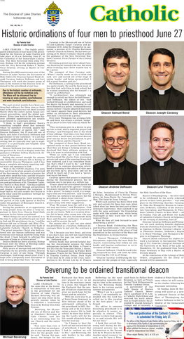 Historic Ordinations of Four Men to Priesthood June 27