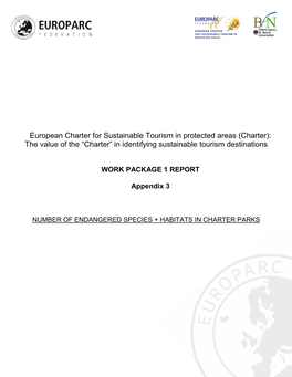 European Charter for Sustainable Tourism in Protected Areas (Charter): the Value of the “Charter” in Identifying Sustainable Tourism Destinations