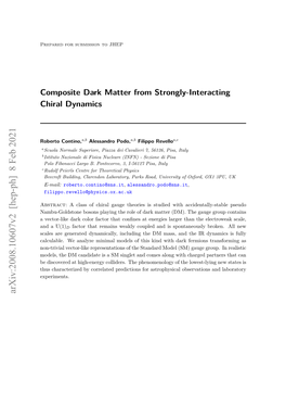 Composite Dark Matter from Strongly-Interacting Chiral Dynamics