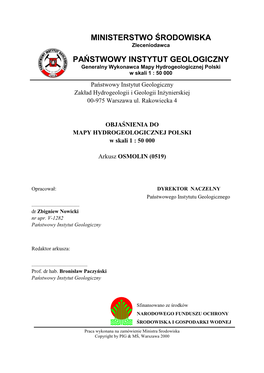 Ministerstwo Ochrony Środowiska