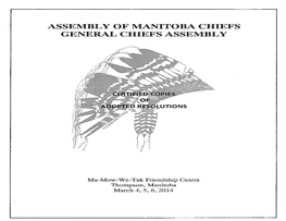 General Chiefs Assembly, March