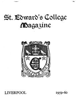 St Edward's College Magazine, 1959-1960