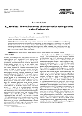 The Environments of Low-Excitation Radio Galaxies and Uniﬁed Models