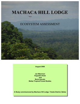 Machaca Hill Lodge