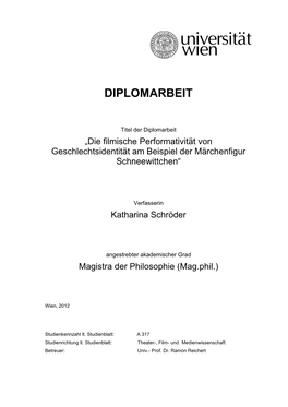 Diplomarbeit