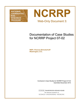 NCRRP Web-Only Document 3