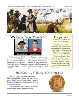 June 2014 Newsletter