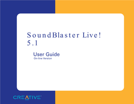 Soundblaster Live! 5.1