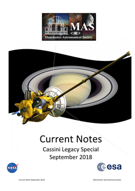 Current Notes Cassini Legacy Special September 2018