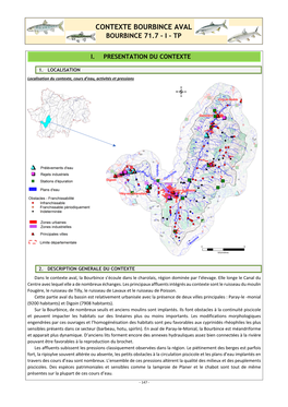 Contexte Bourbince Aval Bourbince 71.7 – I - Tp