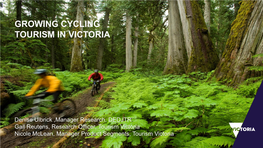 Growing Cycling Tourism in Victoria