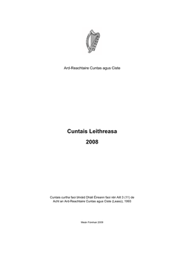 Cuntais Leithreasa 2008