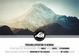 Trekking Expedition to Georgia