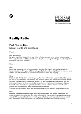 Reality Radio