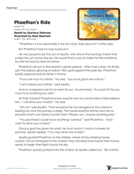 Phaethon's Ride