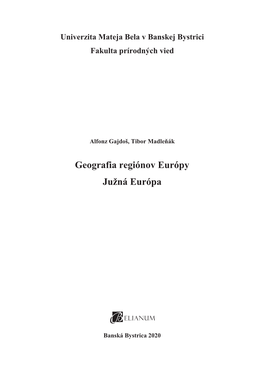 Geografia Regionov Europy.Indd