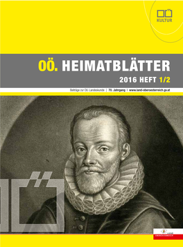 OÖ. Heimatblätter; 2016 Heft