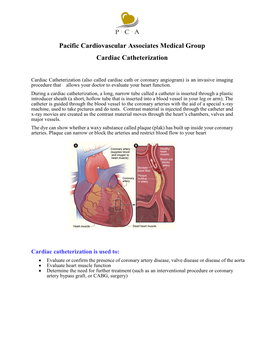 Pacific Cardiovascular Associates Medical Group Cardiac Catheterization