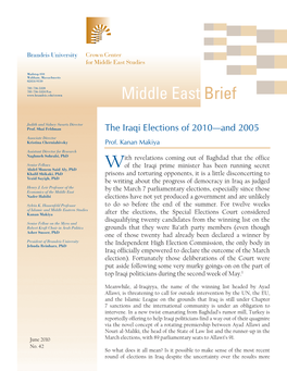 READ Middle East Brief 42