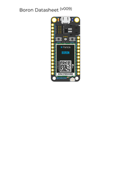 Boron-Datasheet.Pdf