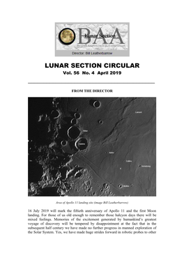 LUNAR SECTION CIRCULAR Vol