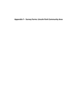 Lincoln Park Survey Forms