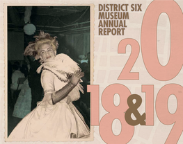 District Six Museum Annual Report 20 1 &1 8 91