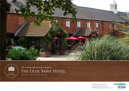 The Olde Barn Hotel Toll Bar Road, Marston, Lincolnshire, NG32 2HT