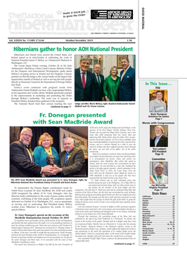 Hibernians Gather to Honor AOH National President