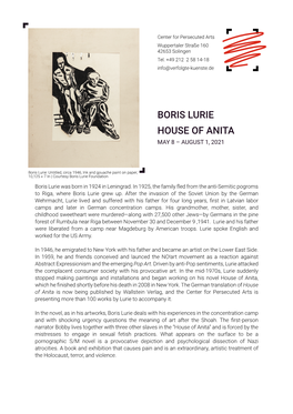 Boris Lurie Langtext