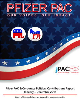 Pfizer PAC & Corporate Political Contributions Report