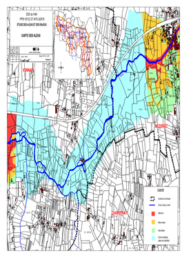 Carte Zones Inondables Chaveyriat 1/10000