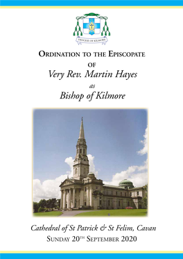 Ordination to the Episcopate of Fr Martin Hayes