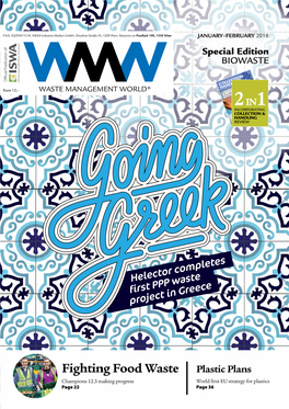 Fighting Food Waste Plastic Plans Champions 12.3 Making Progress World First EU Strategy for Plastics Page 22 Page 36 COVER STORY