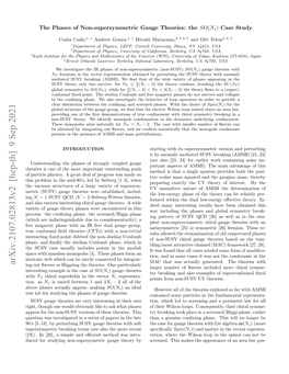 Arxiv:2107.02813V1 [Hep-Th] 6 Jul 2021