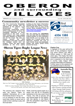 Oberon Tigers Rugby League News