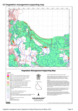 5.2 Vegetation Management Supporting Map