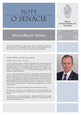 Marszałkowie Senatu (Pdf)