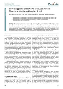 Check List 9(4): 733–739, 2013 © 2013 Check List and Authors Chec List ISSN 1809-127X (Available at Journal of Species Lists and Distribution