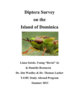 (2013) Diptera Survey on the Island of Dominica