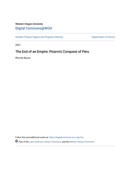 The End of an Empire: Pizarro's Conquest of Peru